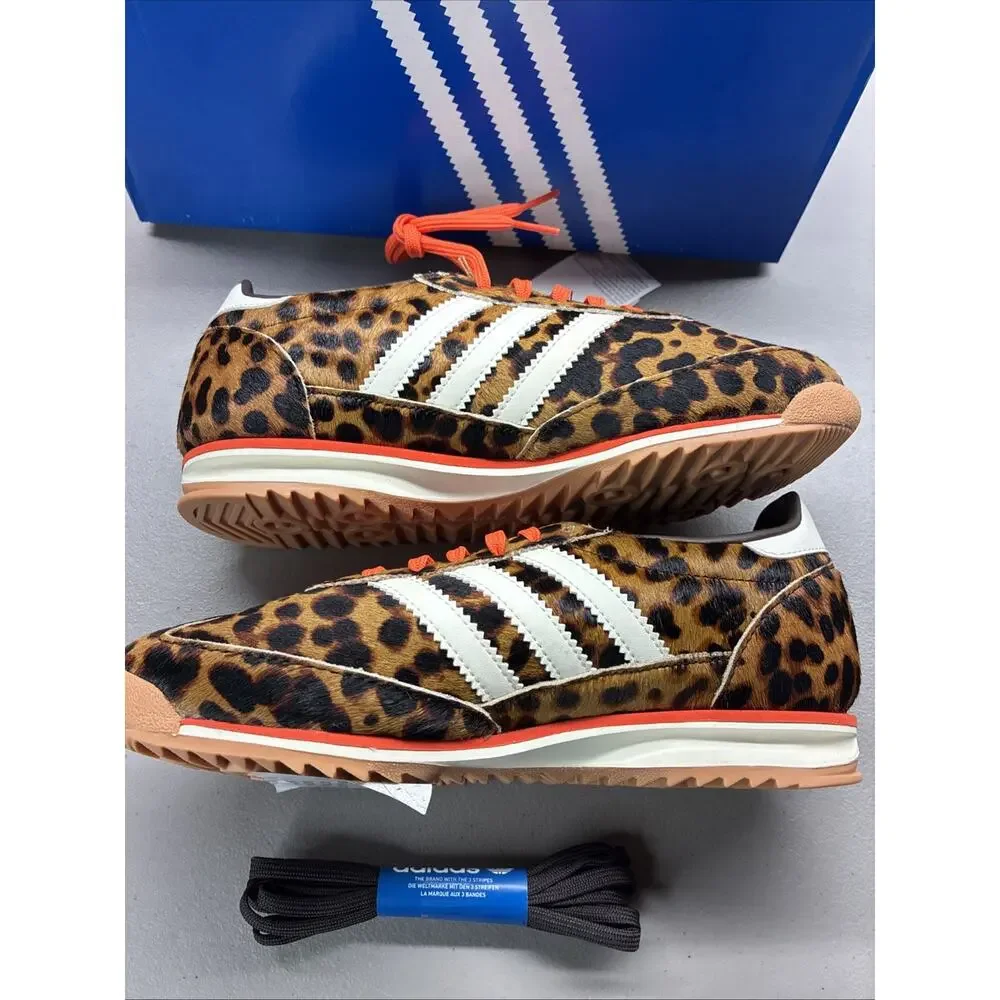 Adidas SL 72 OG 'Leopard Print' Cheetah White Dark Brown (JI0189) Women's SZ 5.5